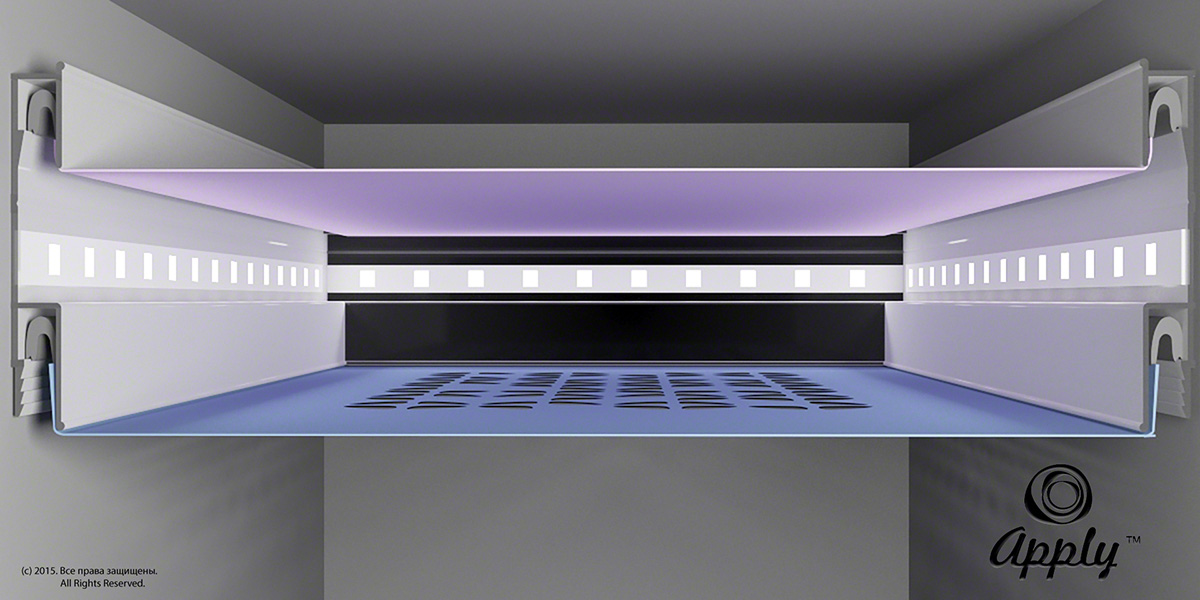 профиль резных потолков Apply 40