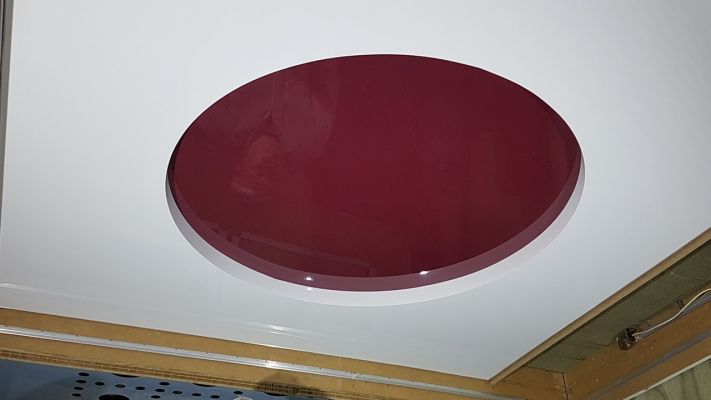 двухуровневые натяжные потолки 5
